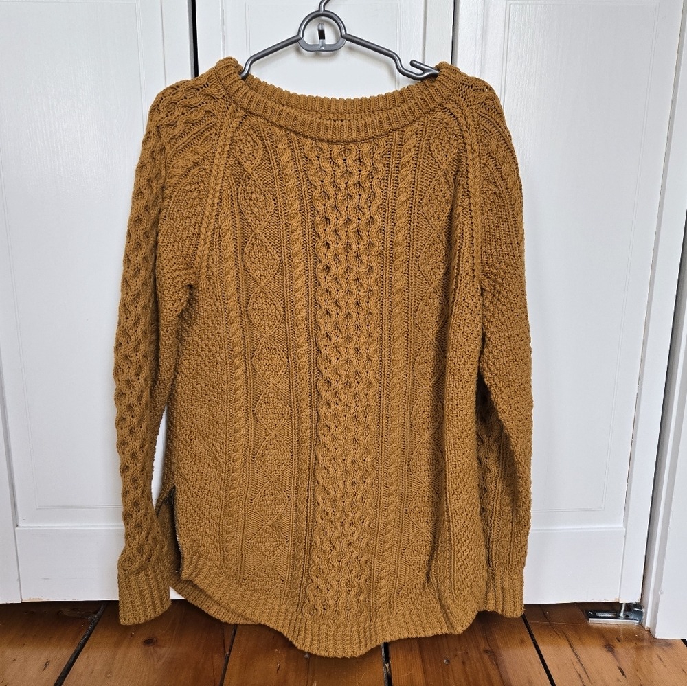 Women's Signature Cotton Fisherman Tunic Sweater, L.L. Bean - S